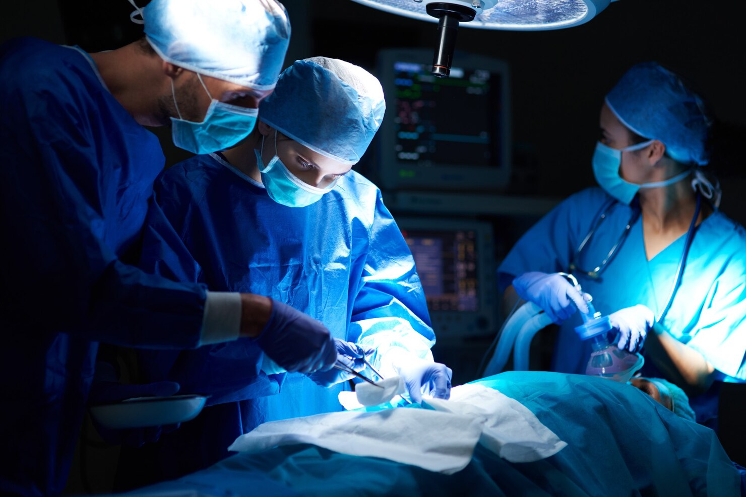 Surgeon at work