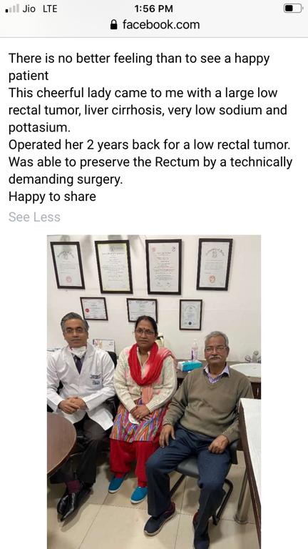 Patient review screenshot
